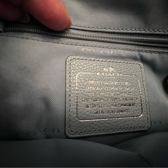 Blue Coach satchel - Picture 8 of 9